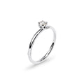 Niessing Amatis Fine C Ring - N381961-0.14ct (14ct-gloss-pt) aus Platin mit Diamant