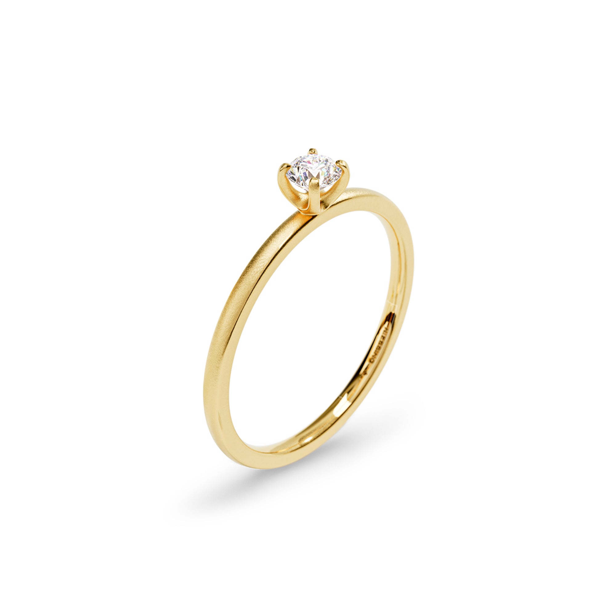 Niessing Amatis Fine C Ring - N381961-0.14ct (14ct-satin-cy) mit Diamant