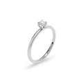 Niessing Amatis Fine C Ring - N381961-0.14ct (14ct-satin-pt) aus Platin mit Diamant