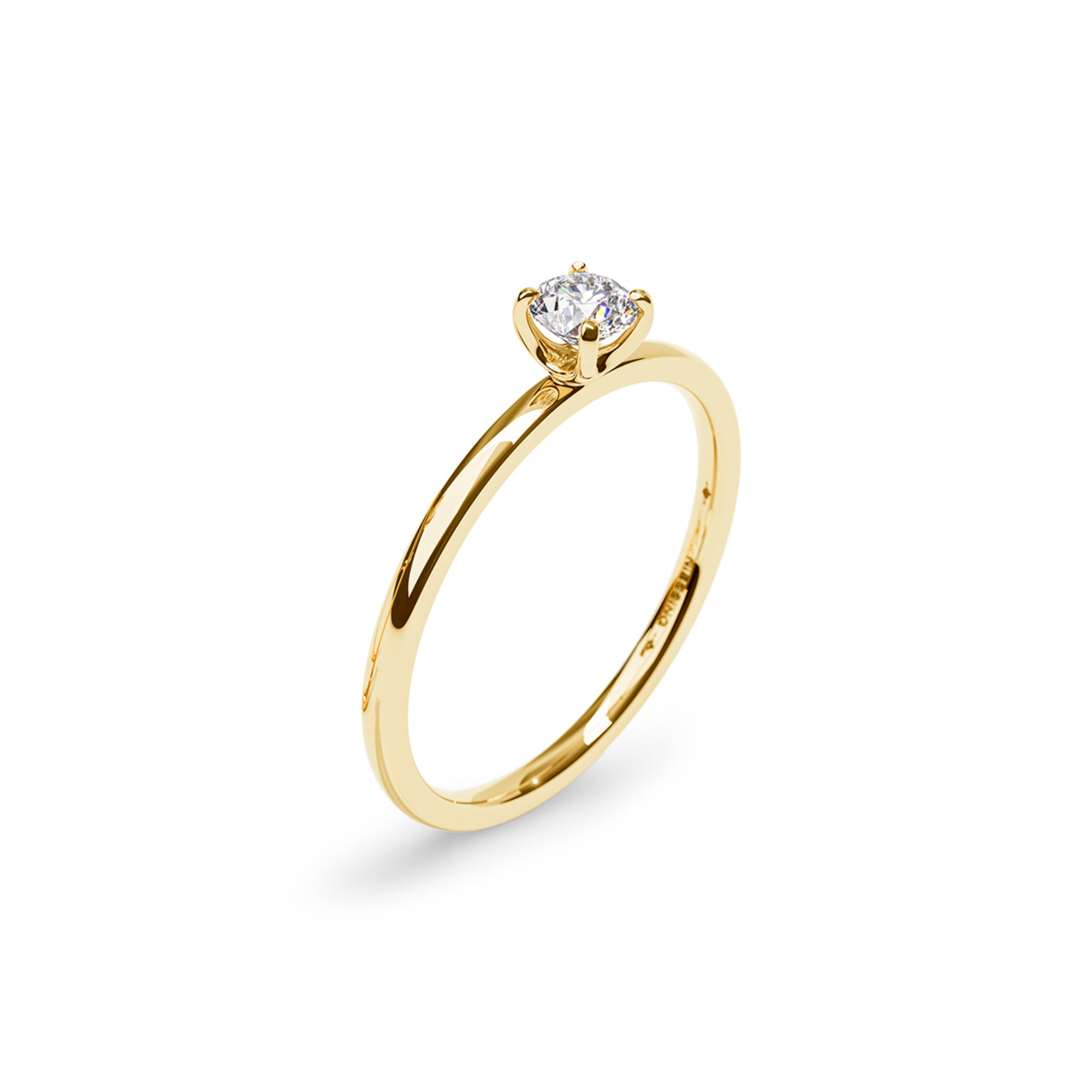 Niessing Amatis Fine C Ring - N381961-0.18ct (18ct-gloss-cy) mit Diamant