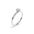 Niessing Amatis Fine C Ring - N381961-0.18ct (18ct-gloss-pt) aus Platin mit Diamant