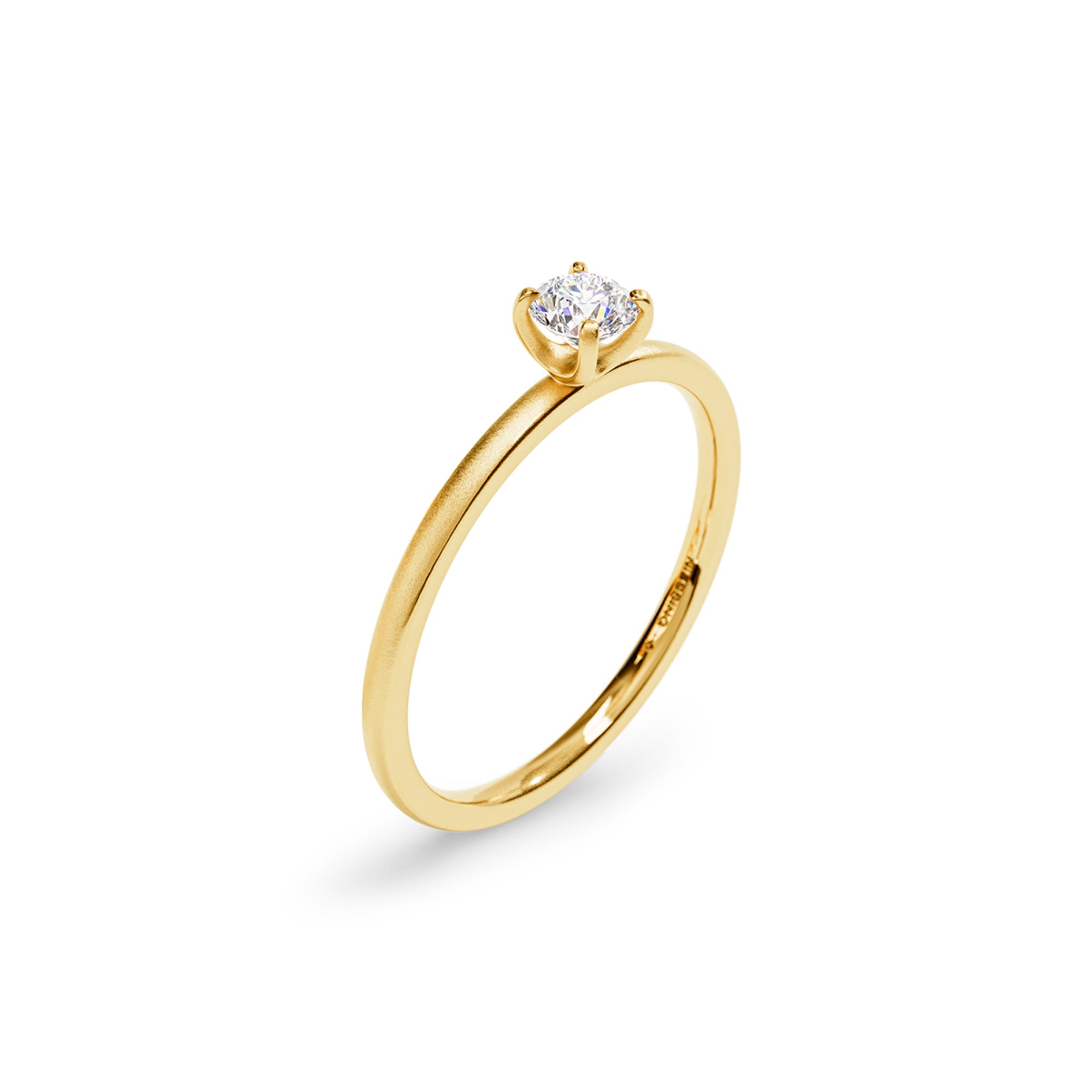 Niessing Amatis Fine C Ring - N381961-0.18ct (18ct-satin-cy) mit Diamant