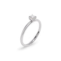 Niessing Amatis Fine C Ring - N381961-0.18ct (18ct-satin-pt) aus Platin mit Diamant