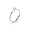 Niessing Amatis Fine Ring - N381964-0.08ct (08ct-satin-pt) aus Platin mit Diamant