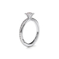 Niessing Amatis Highlights Ring (N331961-2mm-41br-gloss-pt) aus Platin mit Diamant