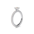 Niessing Amatis Highlights Ring (N331961-2mm-41br-velvet-pt) aus Platin mit Diamant
