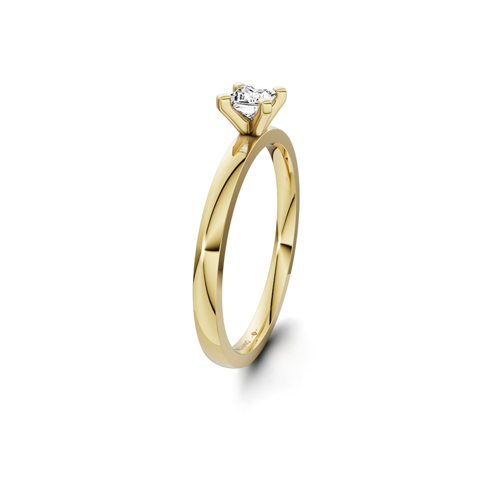 Niessing Amatis V Ring - N411964-0.16ct (16ct-gloss-cy) mit Diamant