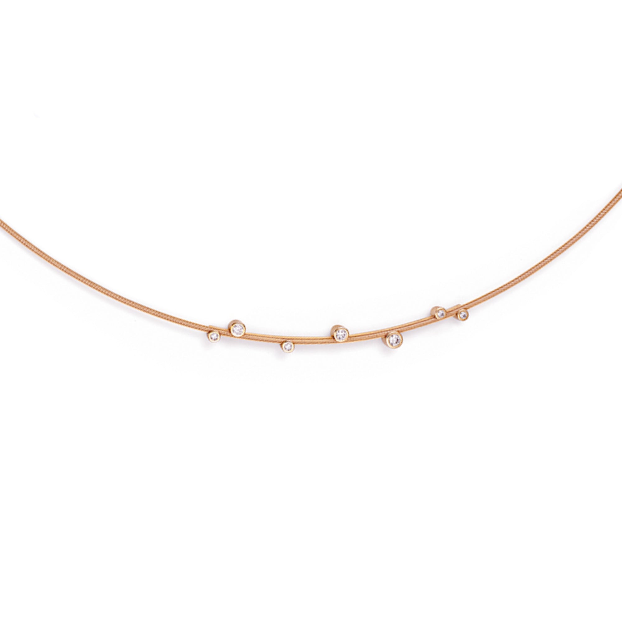 Niessing Artist Anhänger für 1,2 mm Schnur (N353907-43mm-7br-cr) mit Diamant