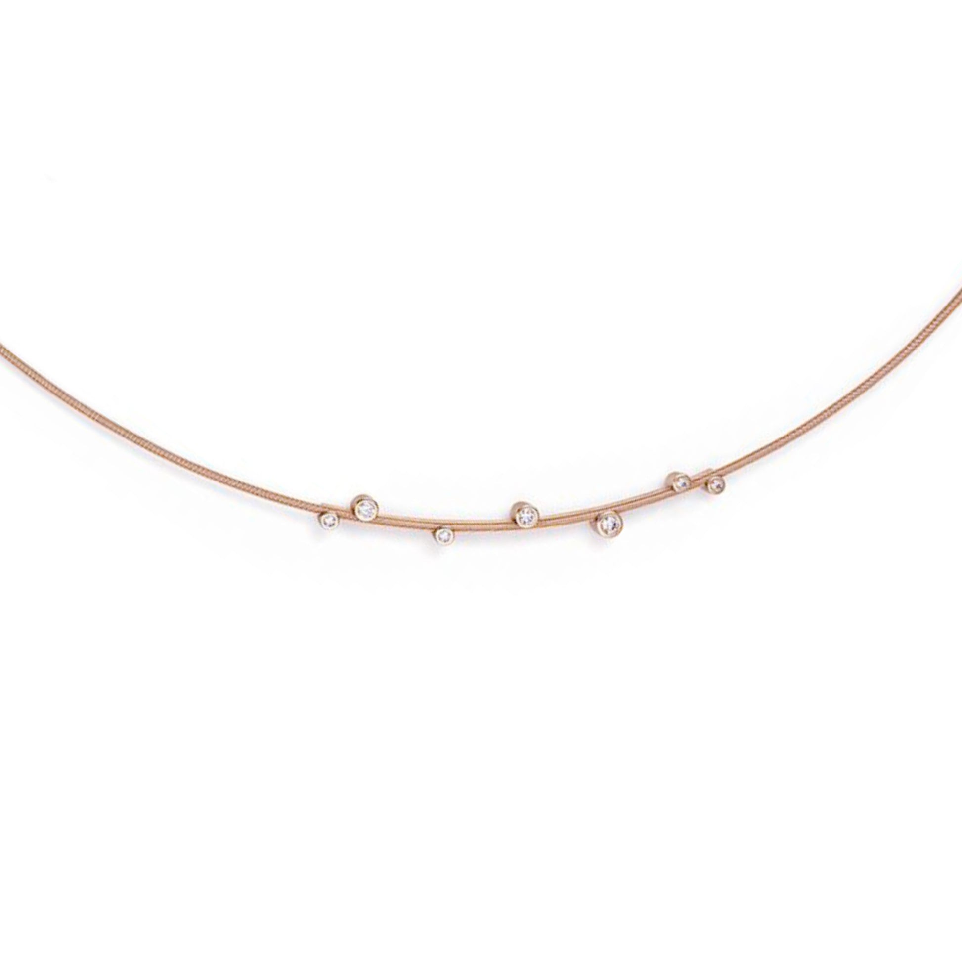 Niessing Artist Anhänger für 1,2 mm Schnur (N353907-43mm-7br-rw) mit Diamant