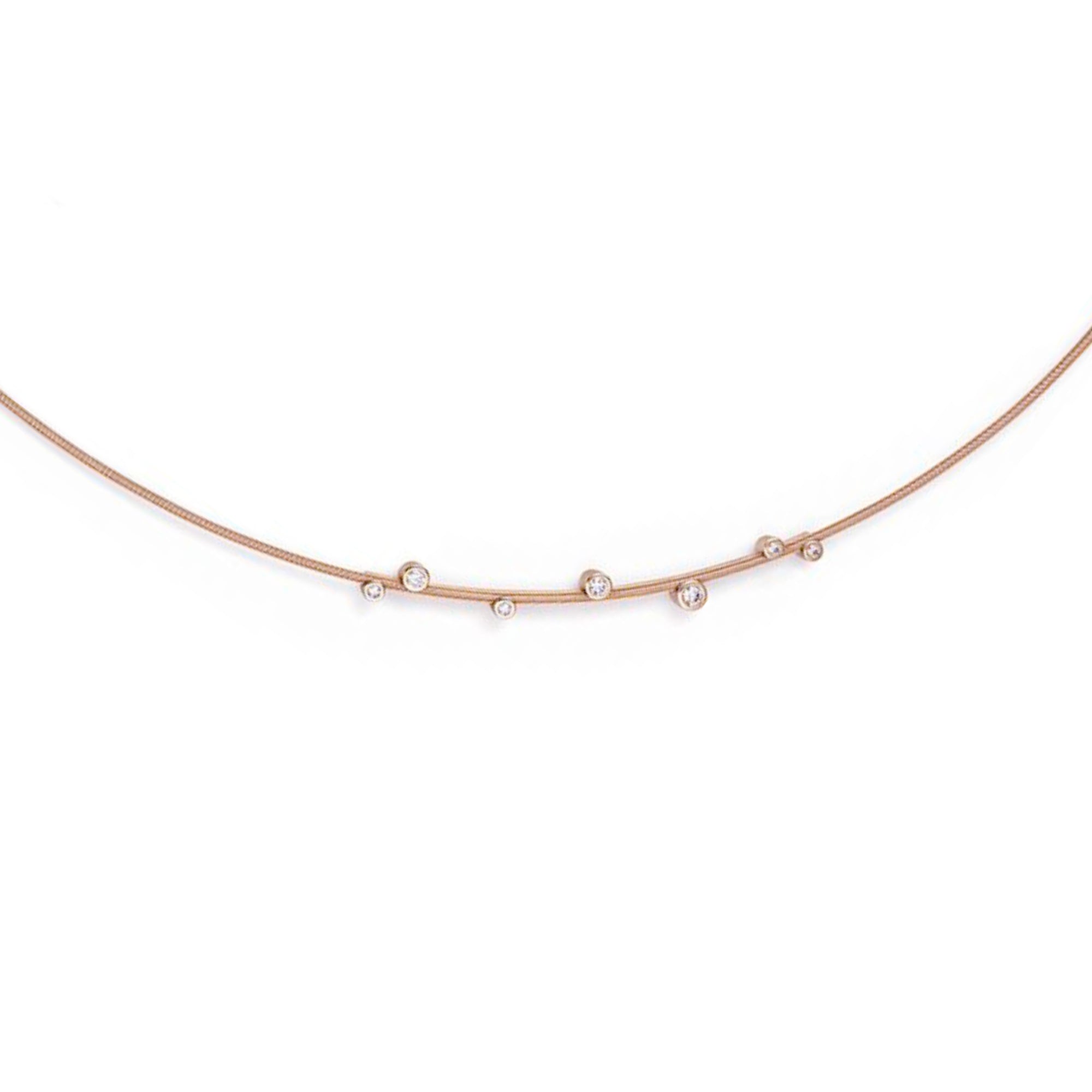 Niessing Artist Anhänger für 1,2 mm Schnur (N353907-43mm-7br-rw) mit Diamant