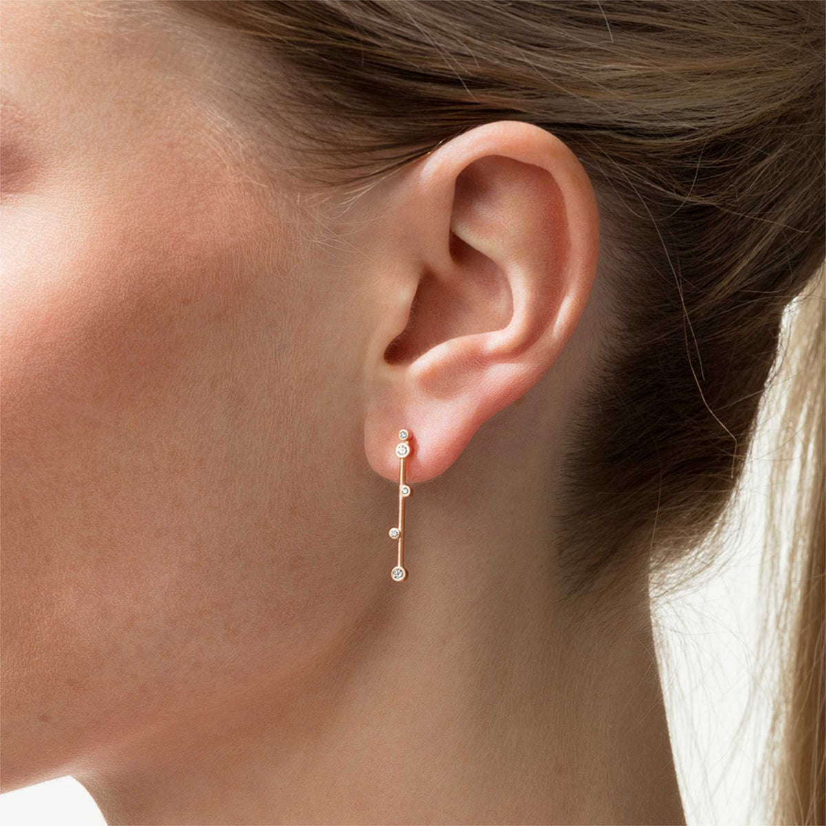 Niessing Artist Ohrschmuck Linie (N374914-cr) mit Diamant
