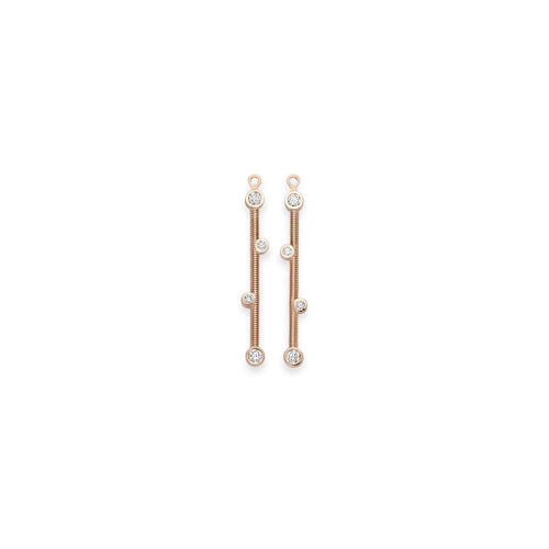 Niessing Artist Ohrschmuck Linie (N374914-rw) mit Diamant
