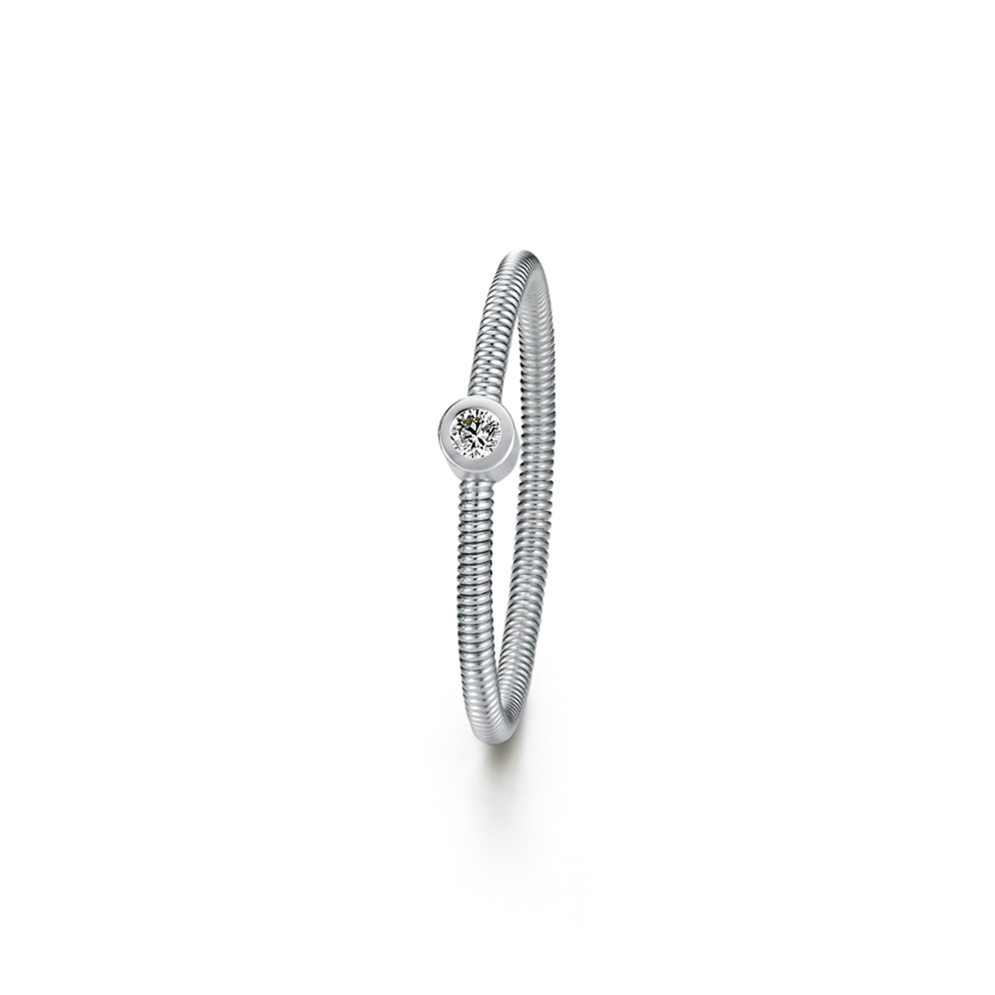 Niessing Artist Ring (N361901-pt) aus Platin mit Diamant