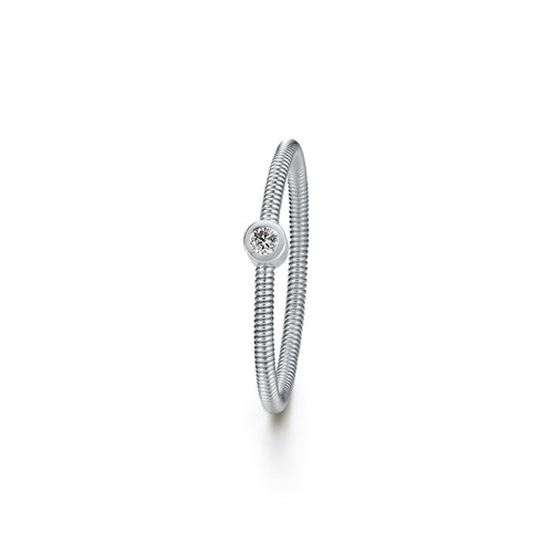 Niessing Artist Ring (N361901-pt) aus Platin mit Diamant