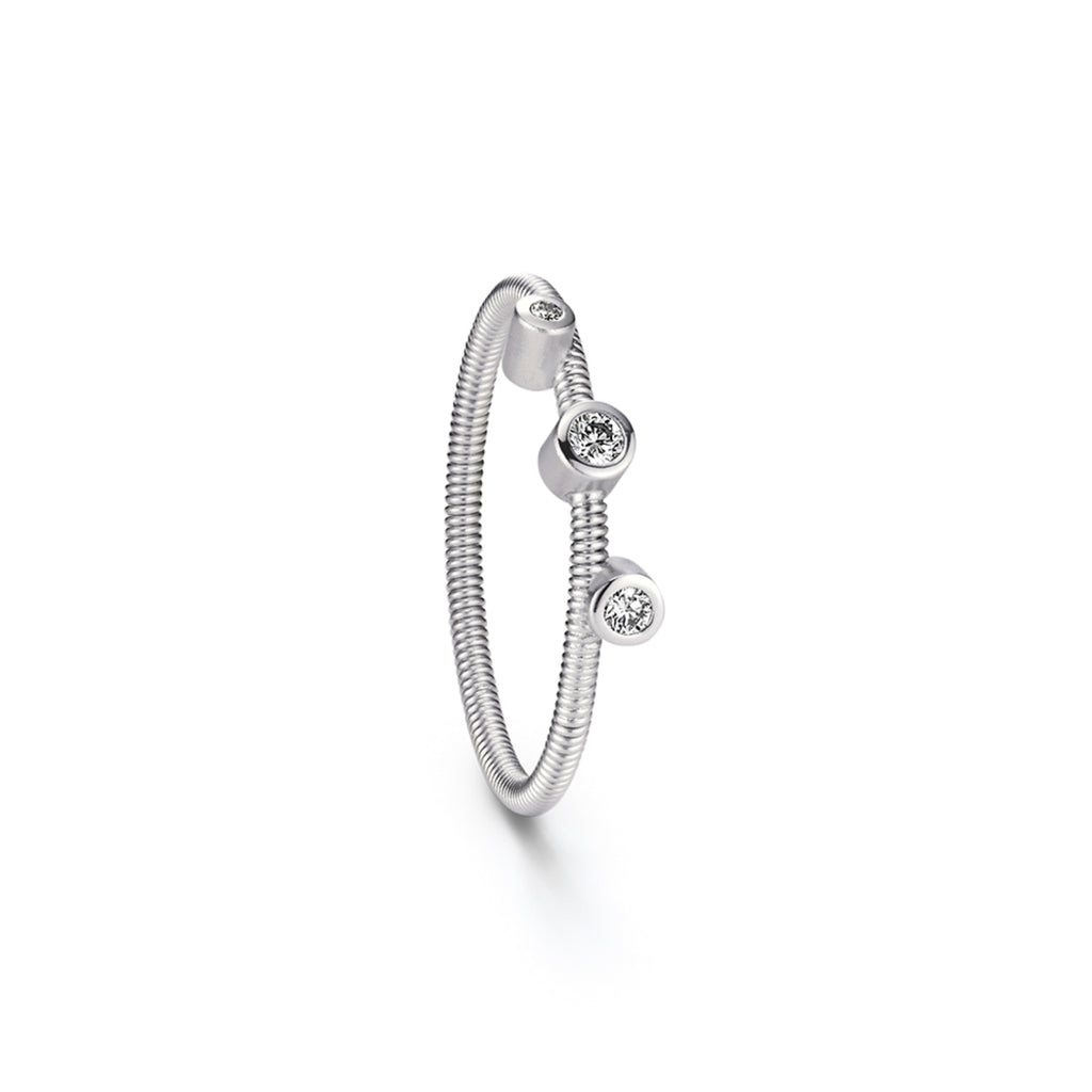 Niessing Artist Ring (N361903-pt) aus Platin mit Diamant