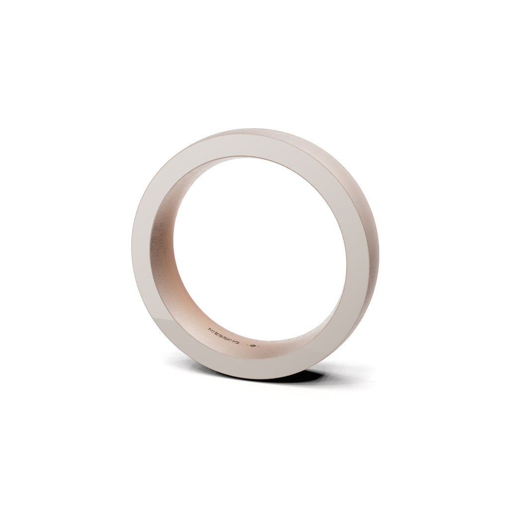 Niessing Aura® Tonneau Trauring (N331531-5mm-fg-cr)