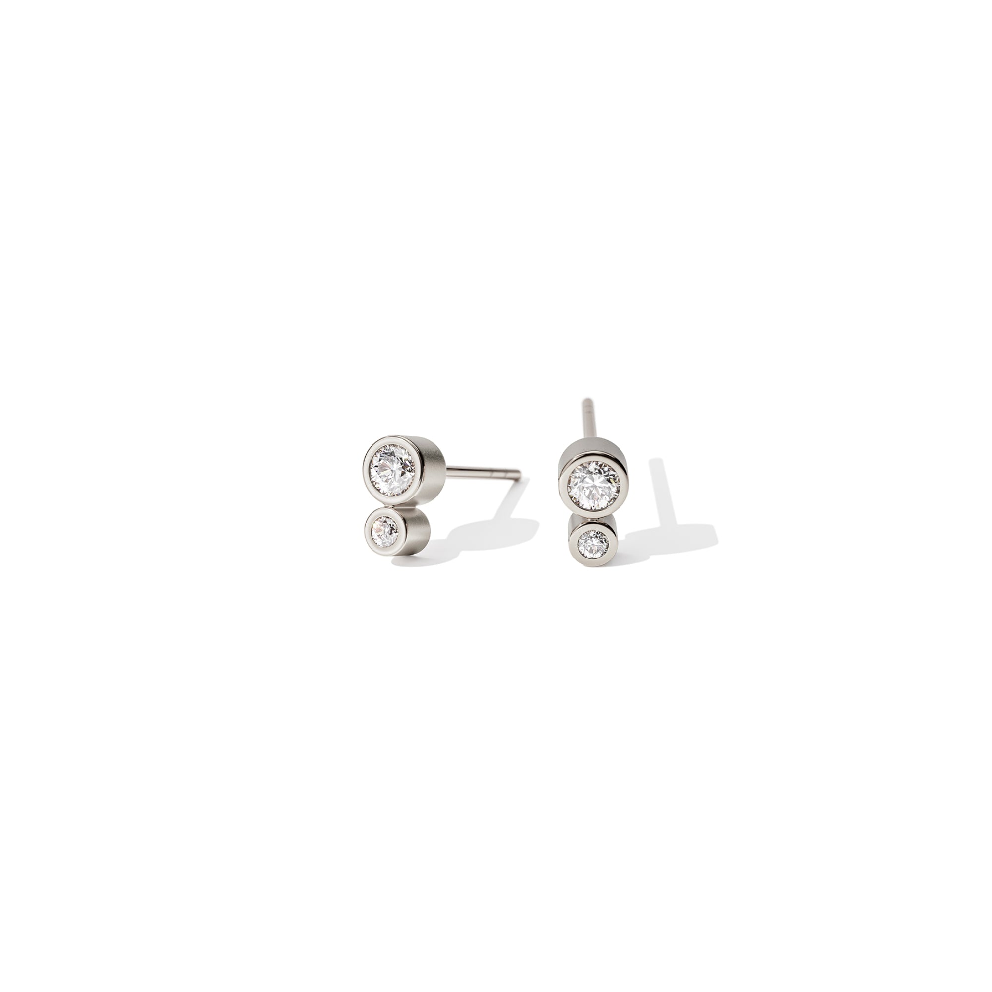 Niessing Brillantohrstecker Duett (N384902-fg) mit Diamant