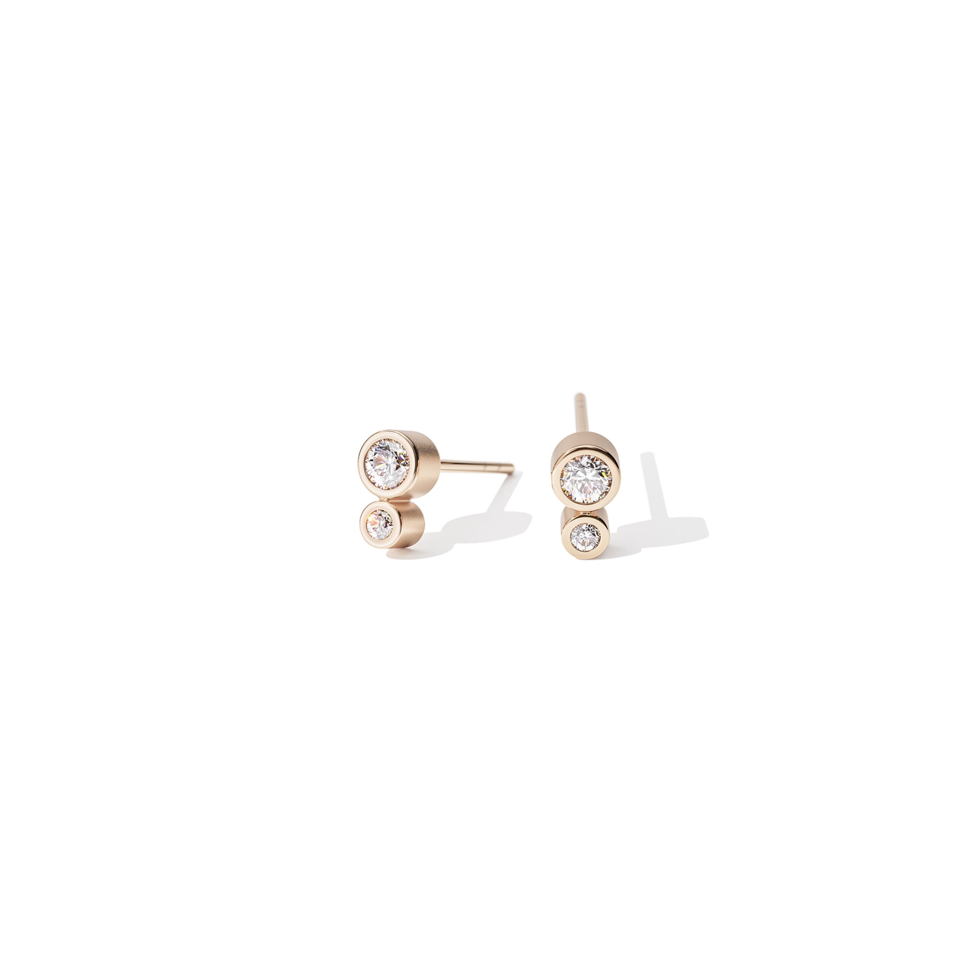 Niessing Brillantohrstecker Duett (N384902-rw) mit Diamant