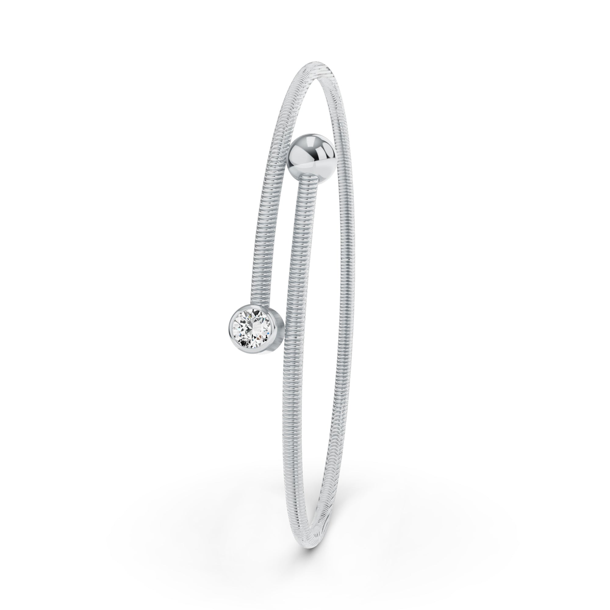 Niessing Colette C Diamond Amreif (N422901-50mm-pt) aus Platin mit Diamant