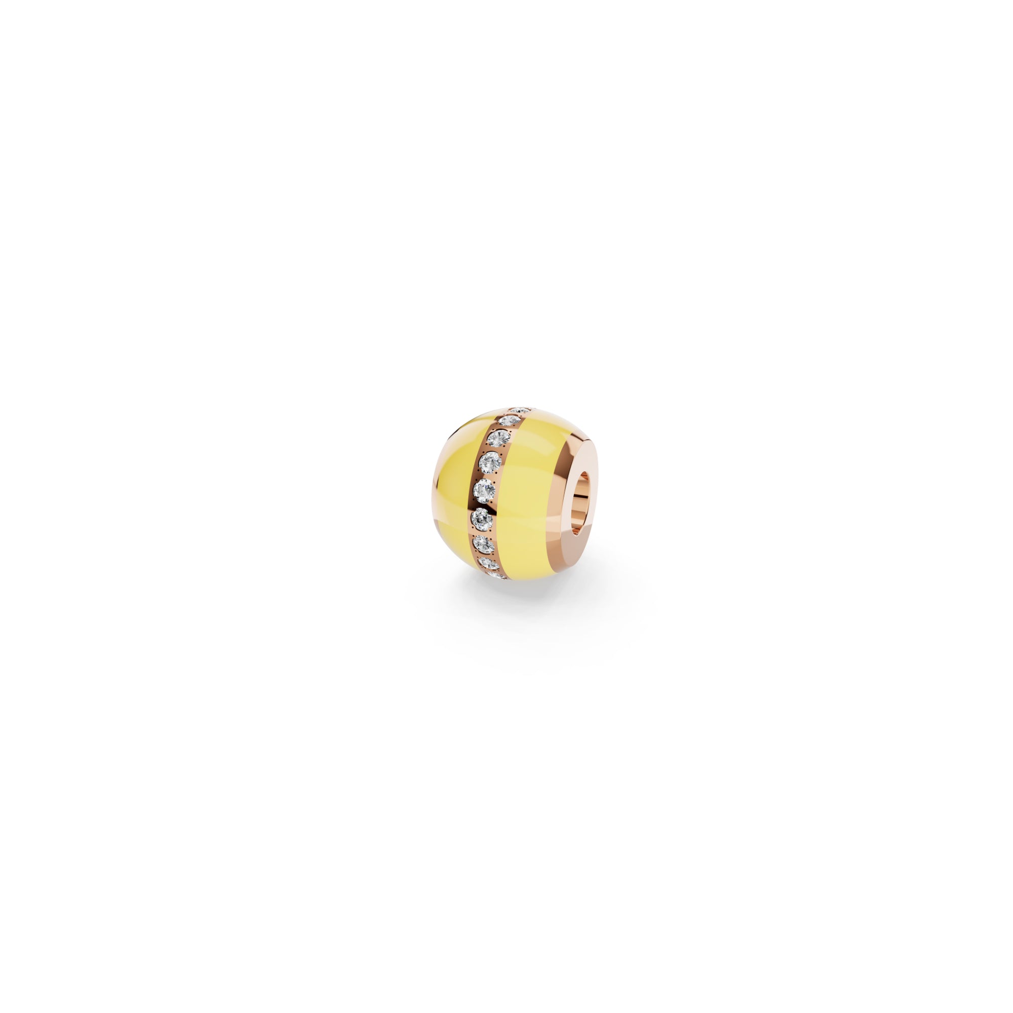 Niessing Colette C Diamond Setario Hold Anhänger (N422986-canary-cr) mit Diamant und Emaille