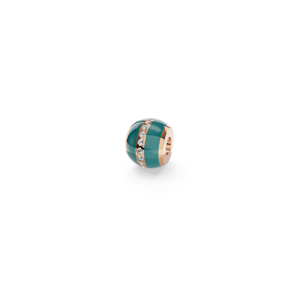 Niessing Colette C Diamond Setario Hold Anhänger (N422986-emerald-green-cr) mit Diamant, Emaille und Smaragd