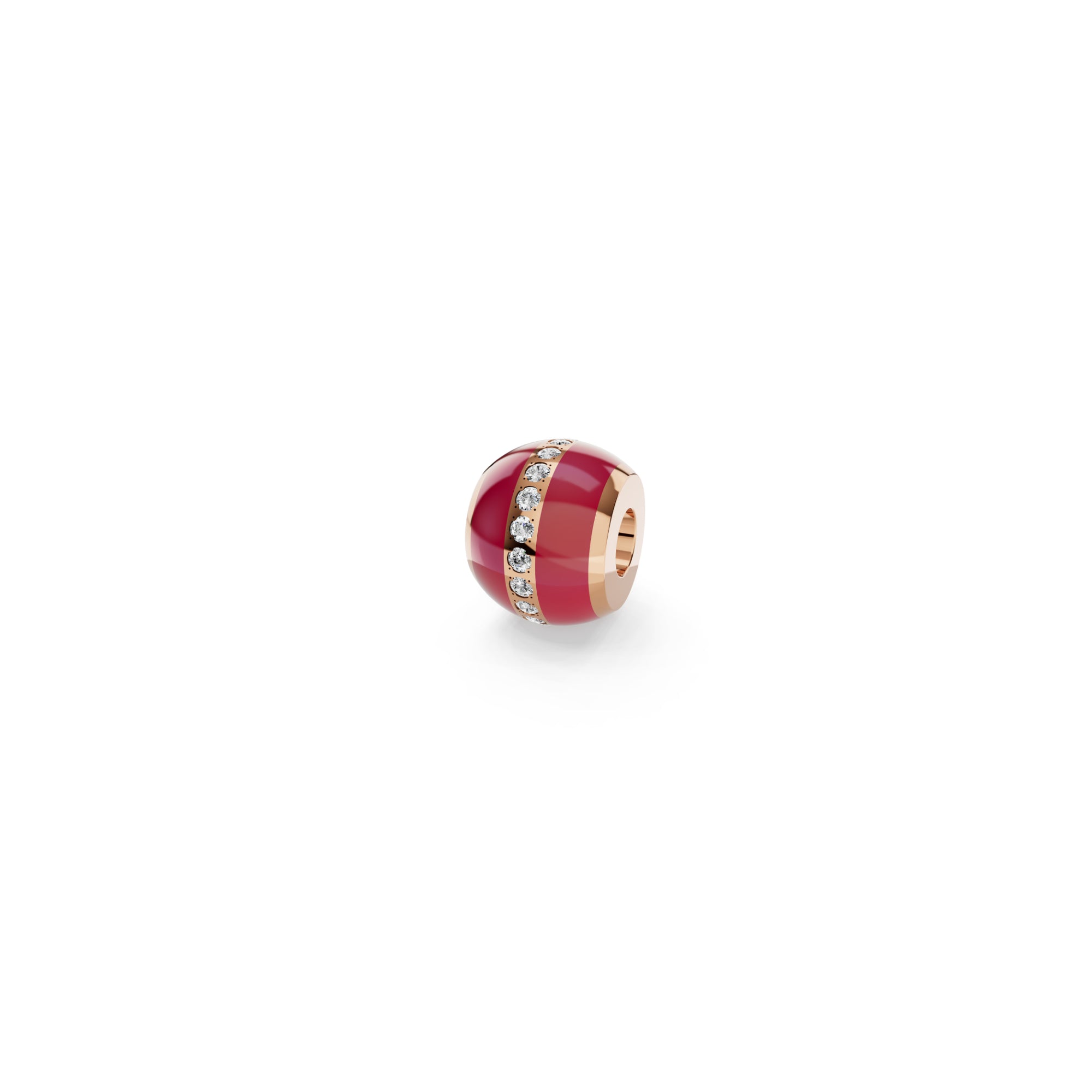 Niessing Colette C Diamond Setario Hold Anhänger (N422986-grenadine-cr) mit Diamant und Emaille