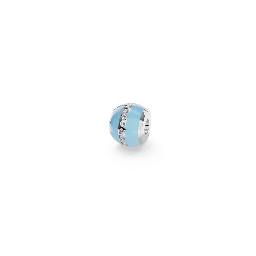 Niessing Colette C Diamond Setario Hold Anhänger (N422986-ice-blue-pt) aus Platin mit Diamant und Emaille