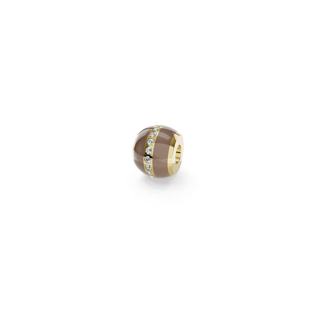 Niessing Colette C Diamond Setario Hold Anhänger (N422986-mocha-cy) mit Diamant und Emaille