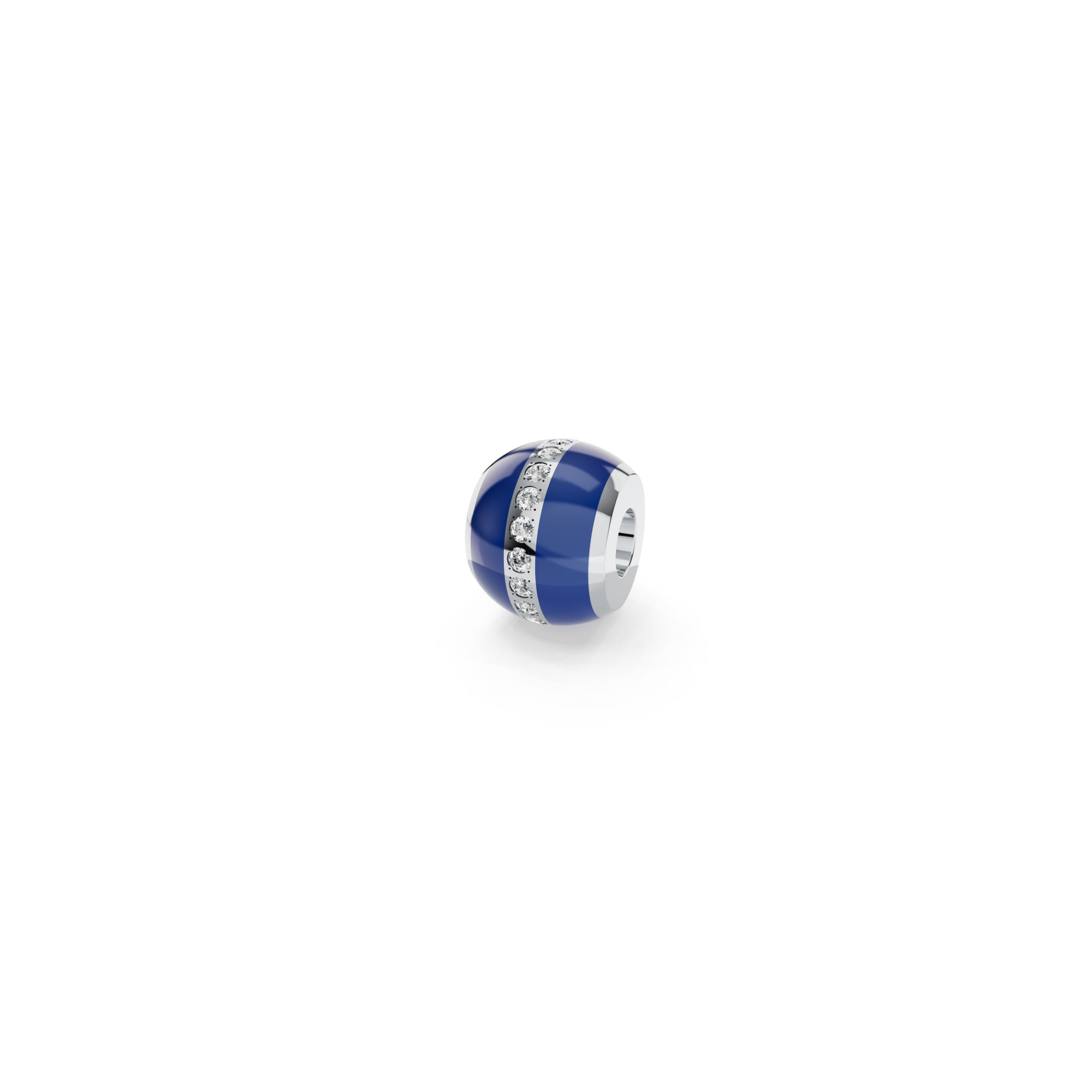 Niessing Colette C Diamond Setario Hold Anhänger (N422986-night-blue-pt) aus Platin mit Diamant und Emaille
