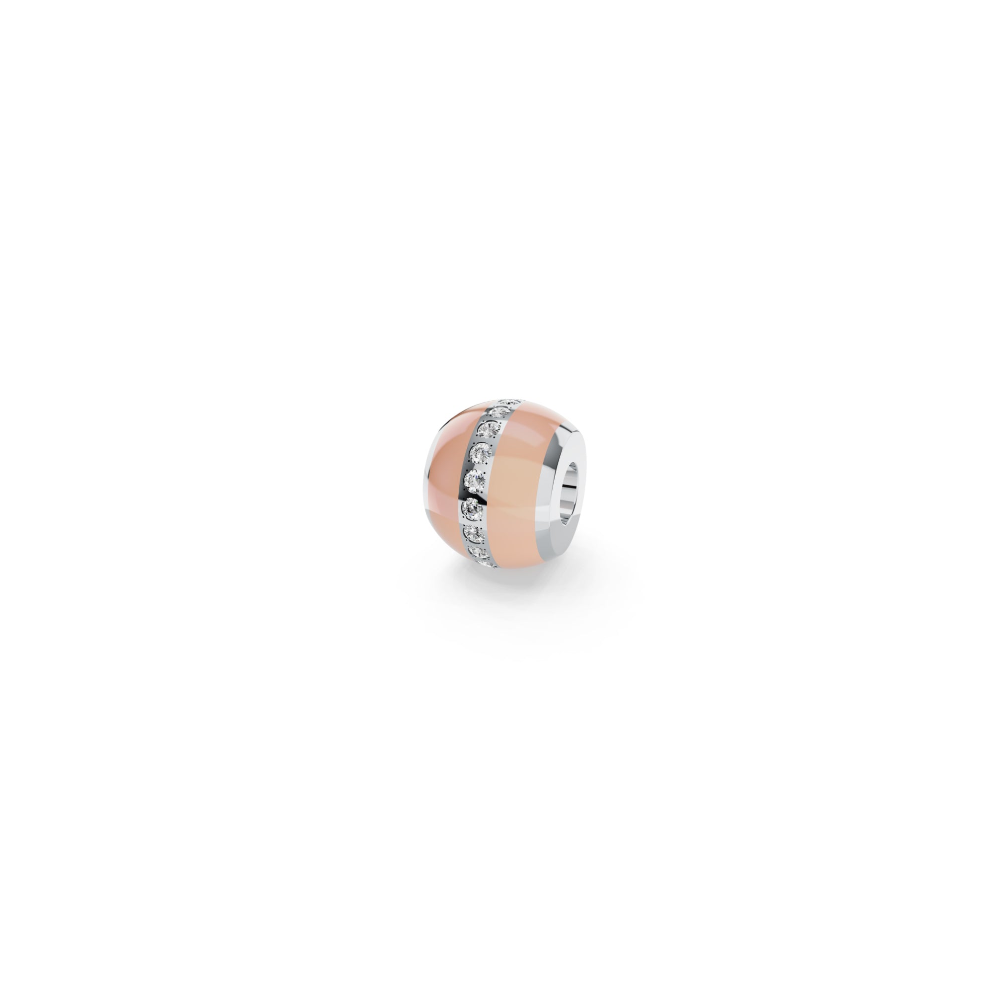Niessing Colette C Diamond Setario Hold Anhänger (N422986-powder-pt) aus Platin mit Diamant und Emaille