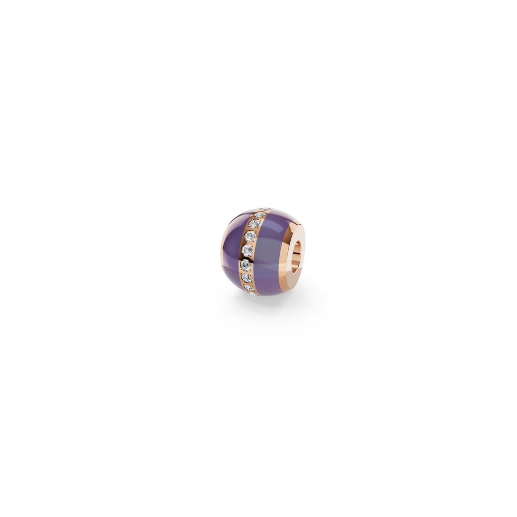 Niessing Colette C Diamond Setario Hold Anhänger (N422986-purple-cr) mit Diamant und Emaille
