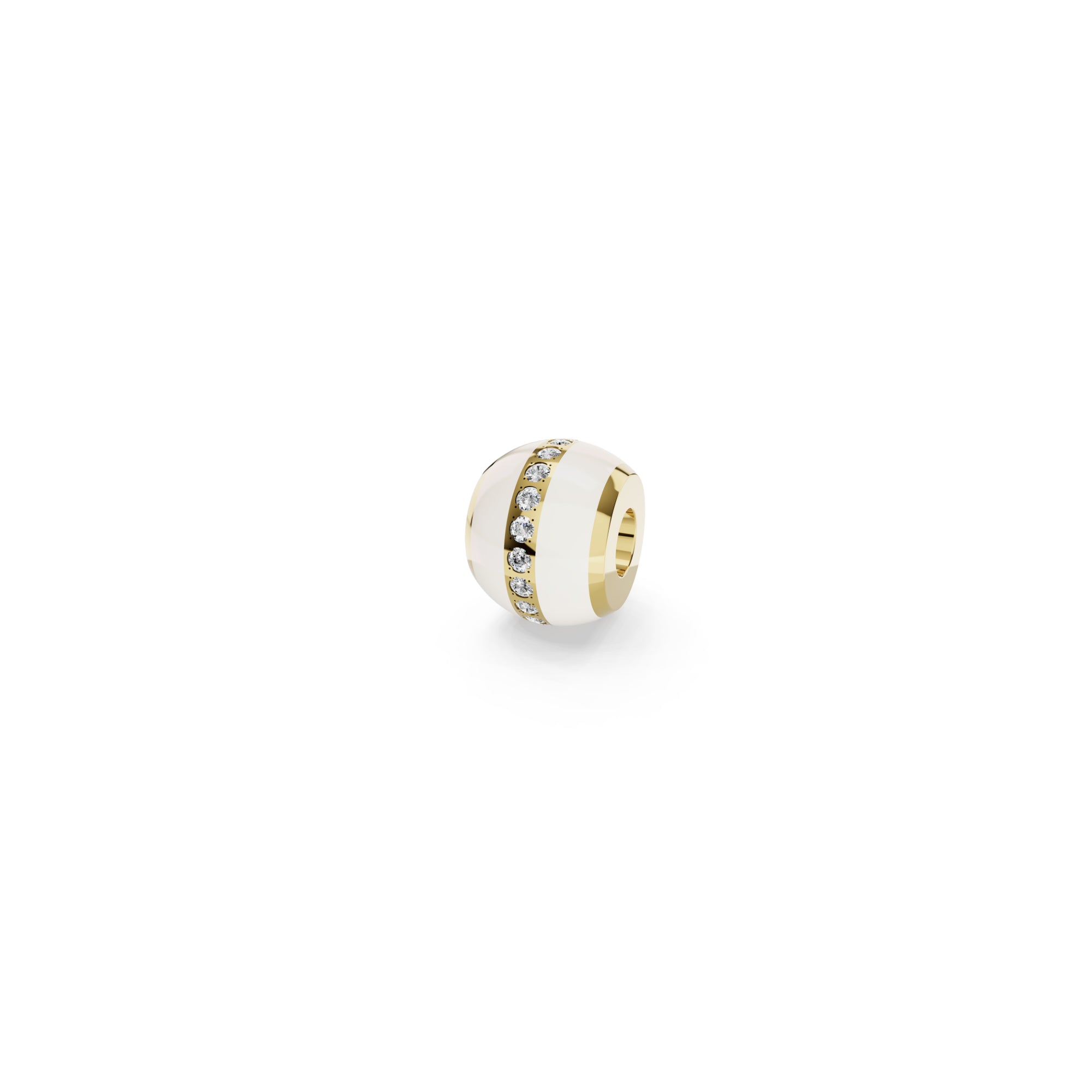 Niessing Colette C Diamond Setario Hold Anhänger (N422986-white-cy) mit Diamant und Emaille