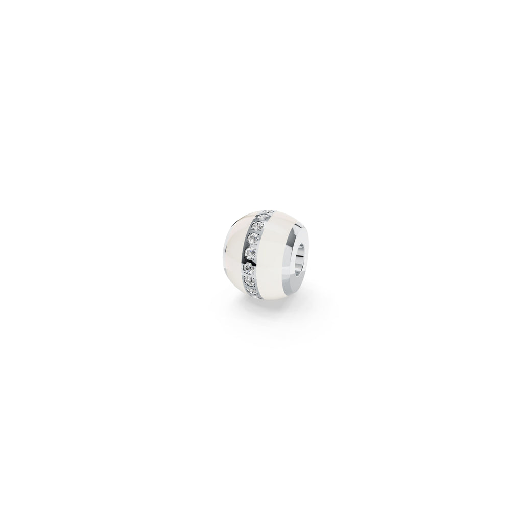 Niessing Colette C Diamond Setario Hold Anhänger (N422986-white-pt) aus Platin mit Diamant und Emaille