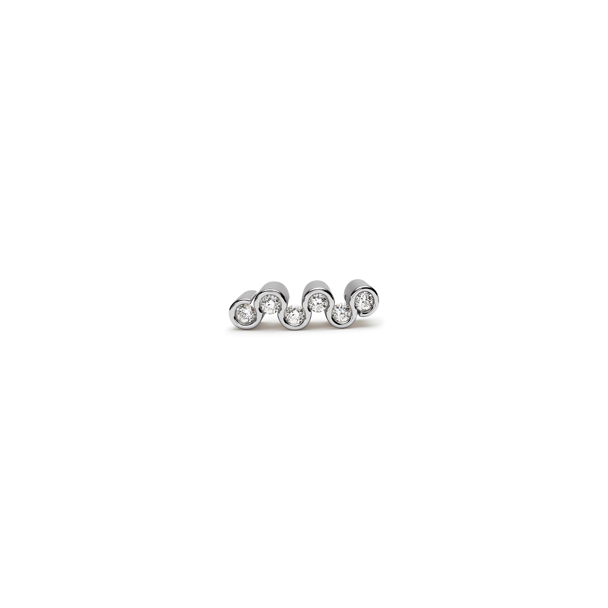 Niessing Colette C Diamond Wave Anhänger (N372963-pt) aus Platin mit Diamant