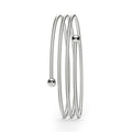 Niessing Colette C Embrace Armreif 3-fach (N372923-pt) aus Platin mit Diamant