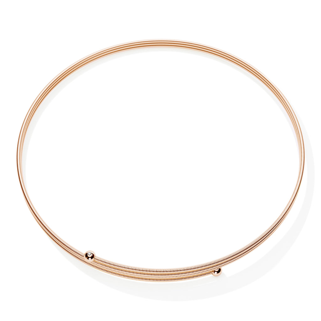 Niessing Colette C Embrace Collier 3-fach (N373923-145mm-1br-cr) mit Diamant