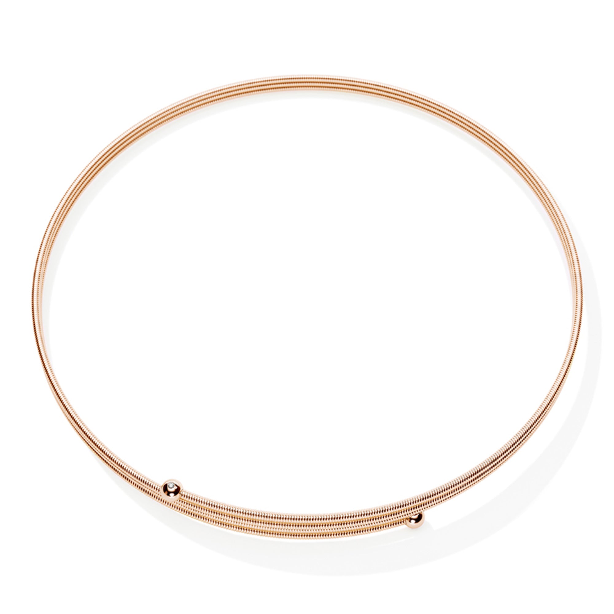 Niessing Colette C Embrace Collier 3-fach (N373923-145mm-1br-cr) mit Diamant