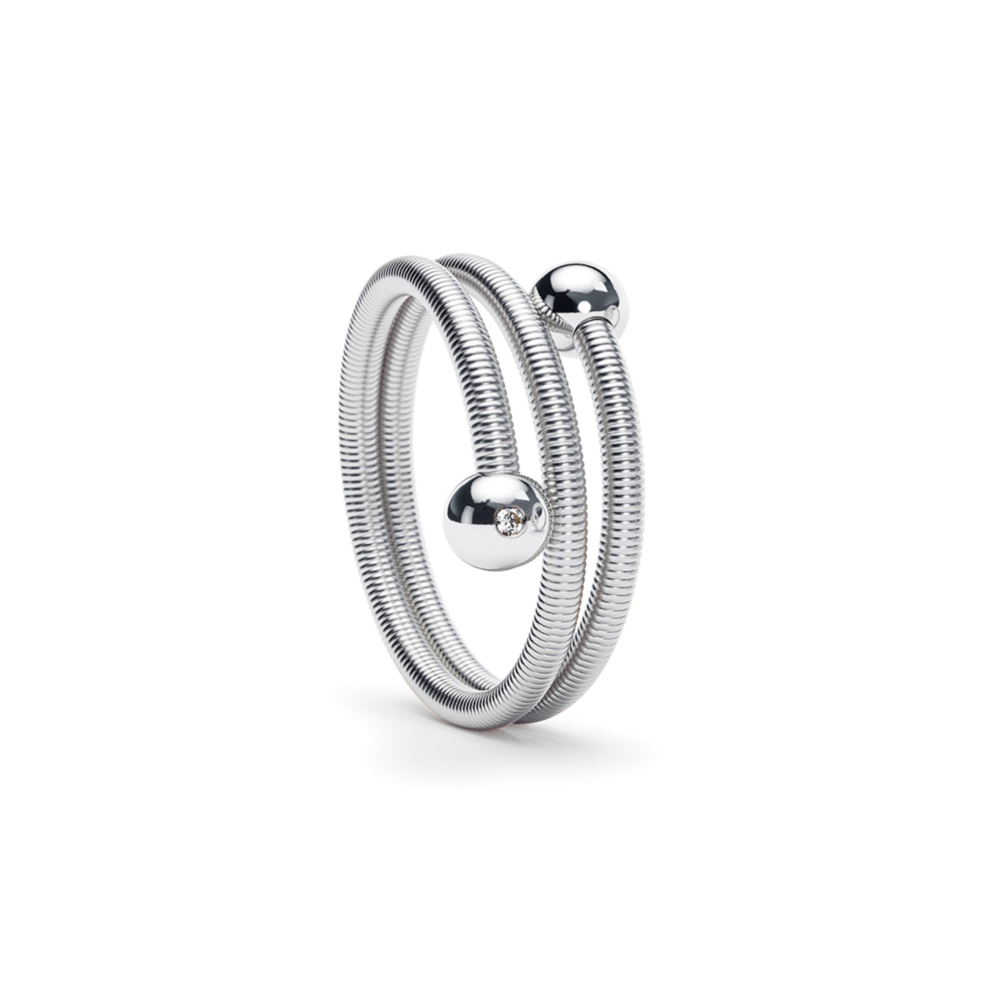 Niessing Colette C Embrace Ring 2-fach (N371522-1br-pt) aus Platin mit Diamant
