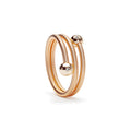 Niessing Colette C Embrace Ring 2-fach (N371522-2br-cr) mit Diamant