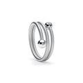 Niessing Colette C Embrace Ring 2-fach (N371522-2br-pt) aus Platin mit Diamant
