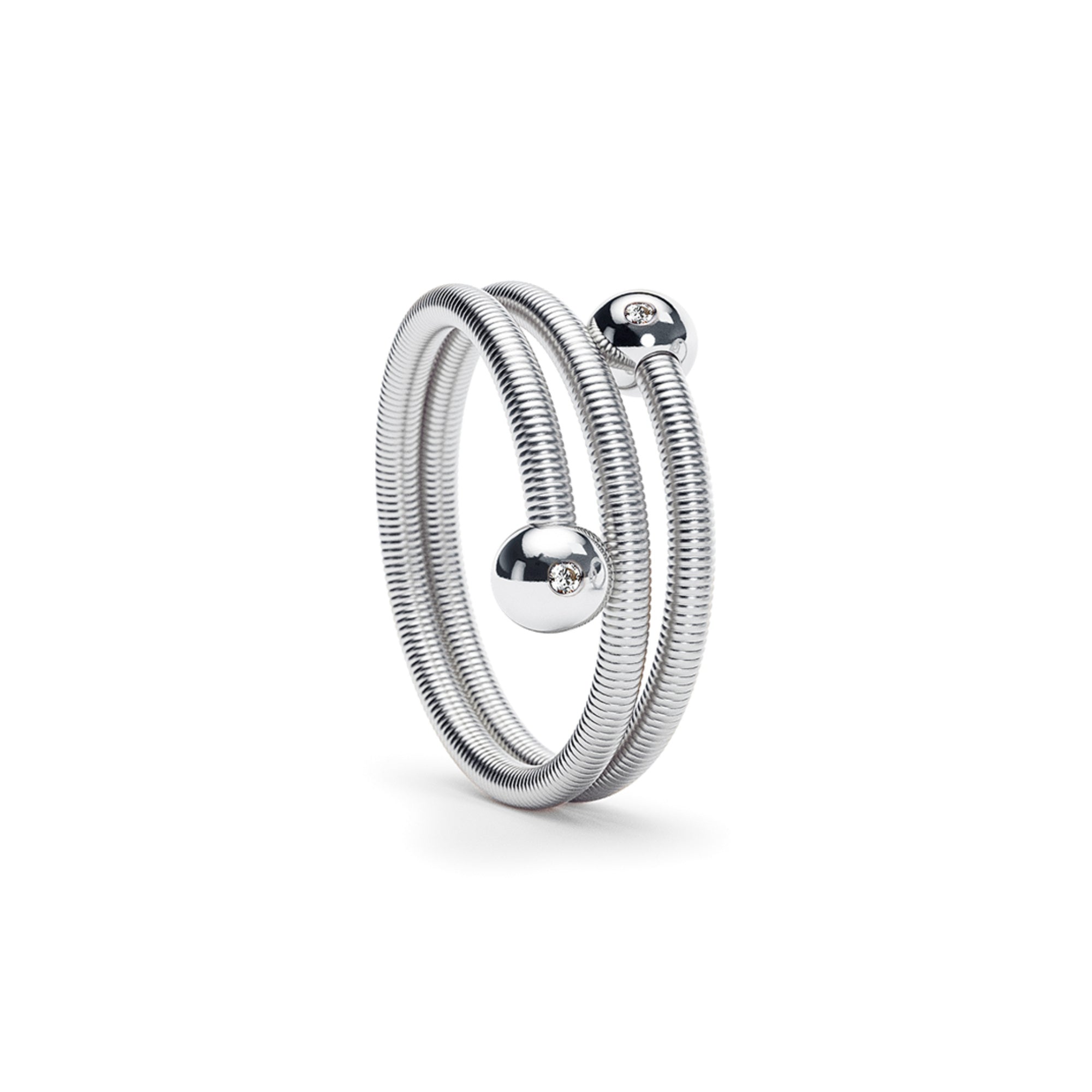 Niessing Colette C Embrace Ring 2-fach (N371522-2br-pt) aus Platin mit Diamant