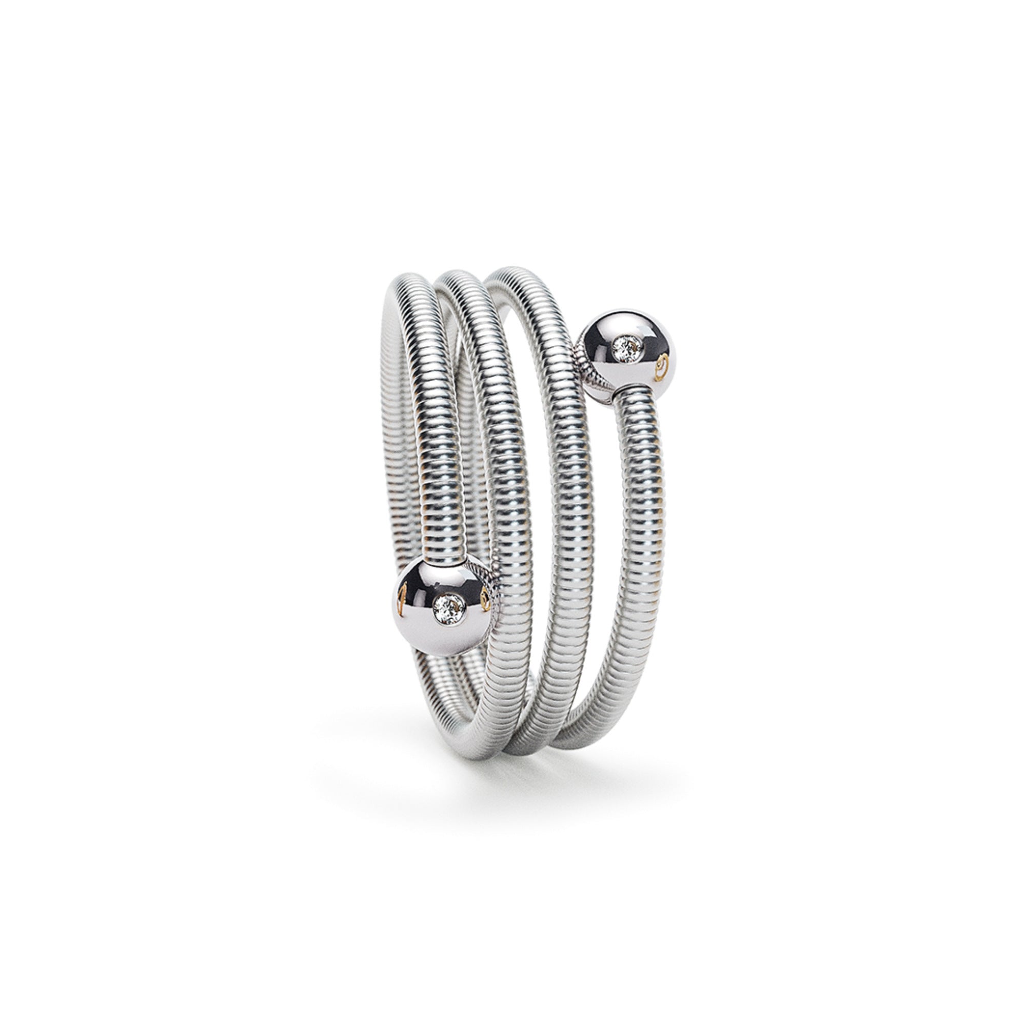 Niessing Colette C Embrace Ring 3-fach (N371523-2br-pt) aus Platin mit Diamant