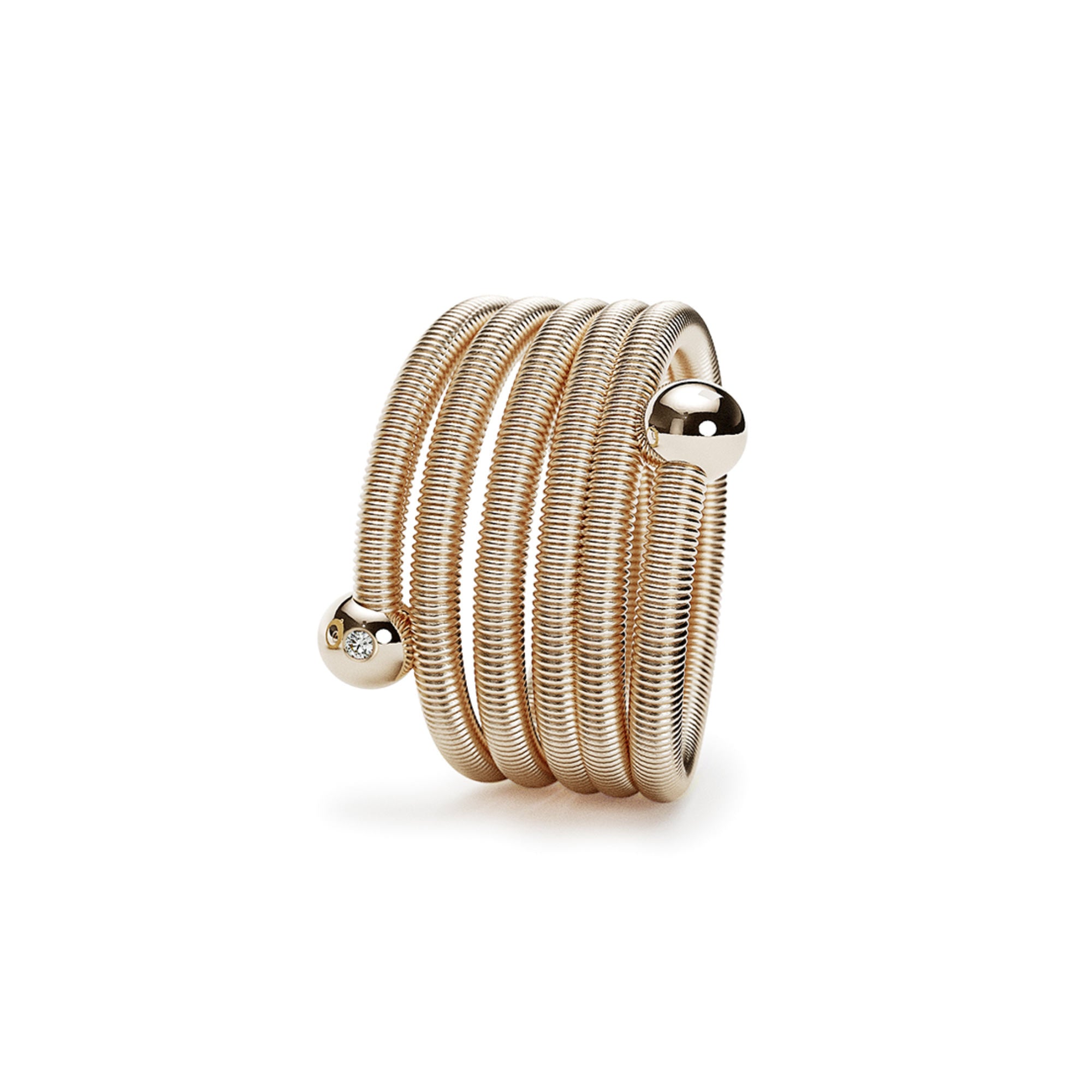 Niessing Colette C Embrace Ring 5-fach (N371525-1br-rw) mit Diamant