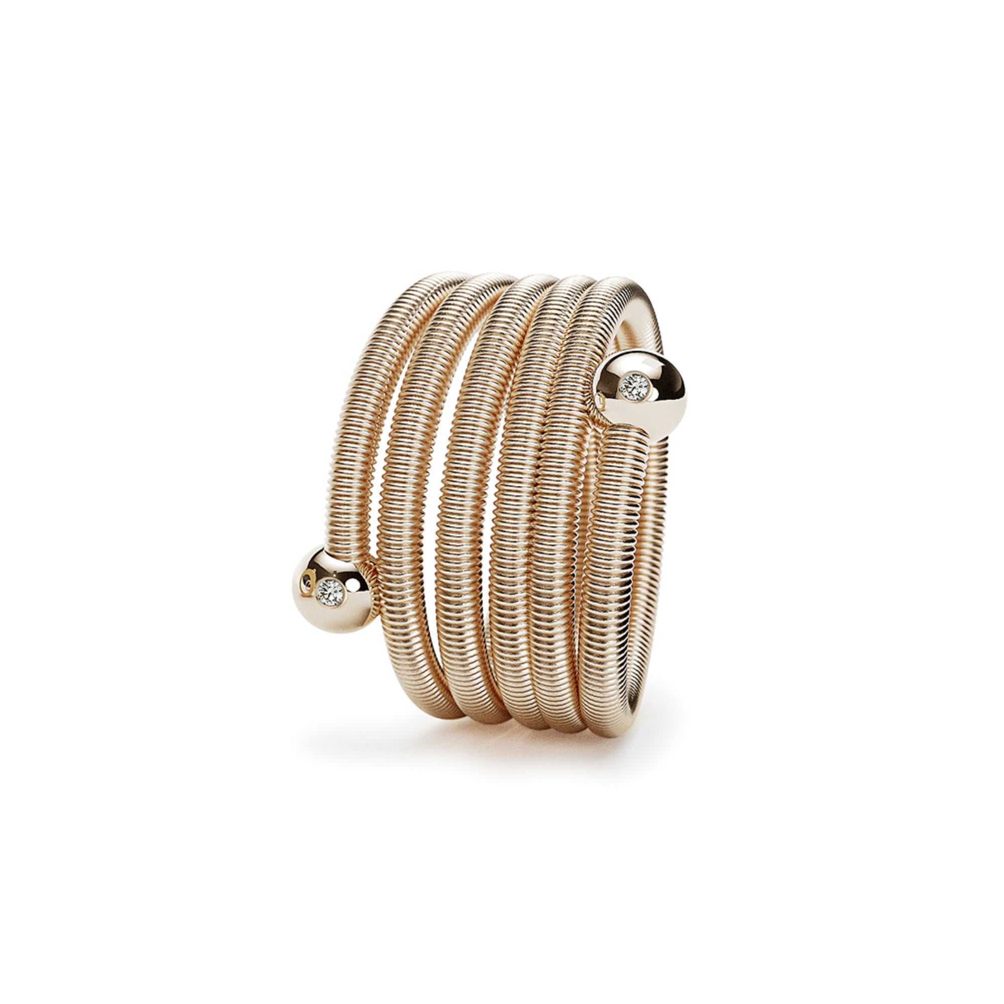 Niessing Colette C Embrace Ring 5-fach (N371525-2br-rw) mit Diamant