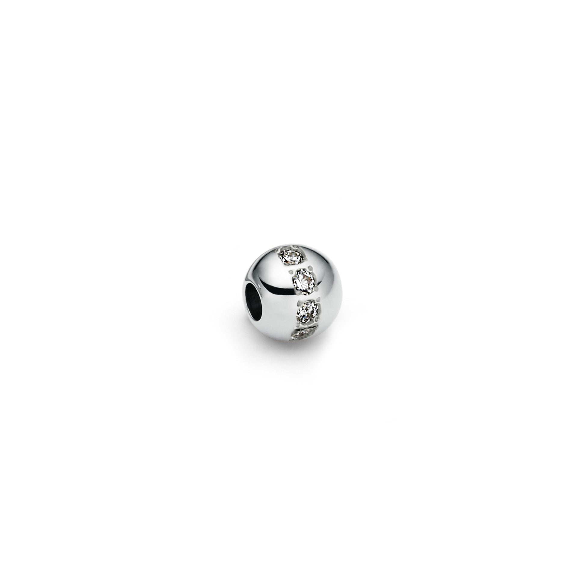 Colette C Kugel Hold Anhänger, Platin • Diamant von Niessing (N372916-10br-pt)