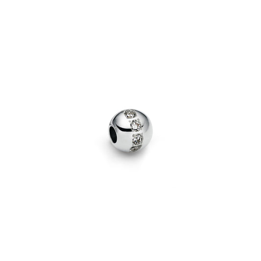 Colette C Kugel Hold Anhänger, Platin • Diamant von Niessing (N372916-10br-pt)