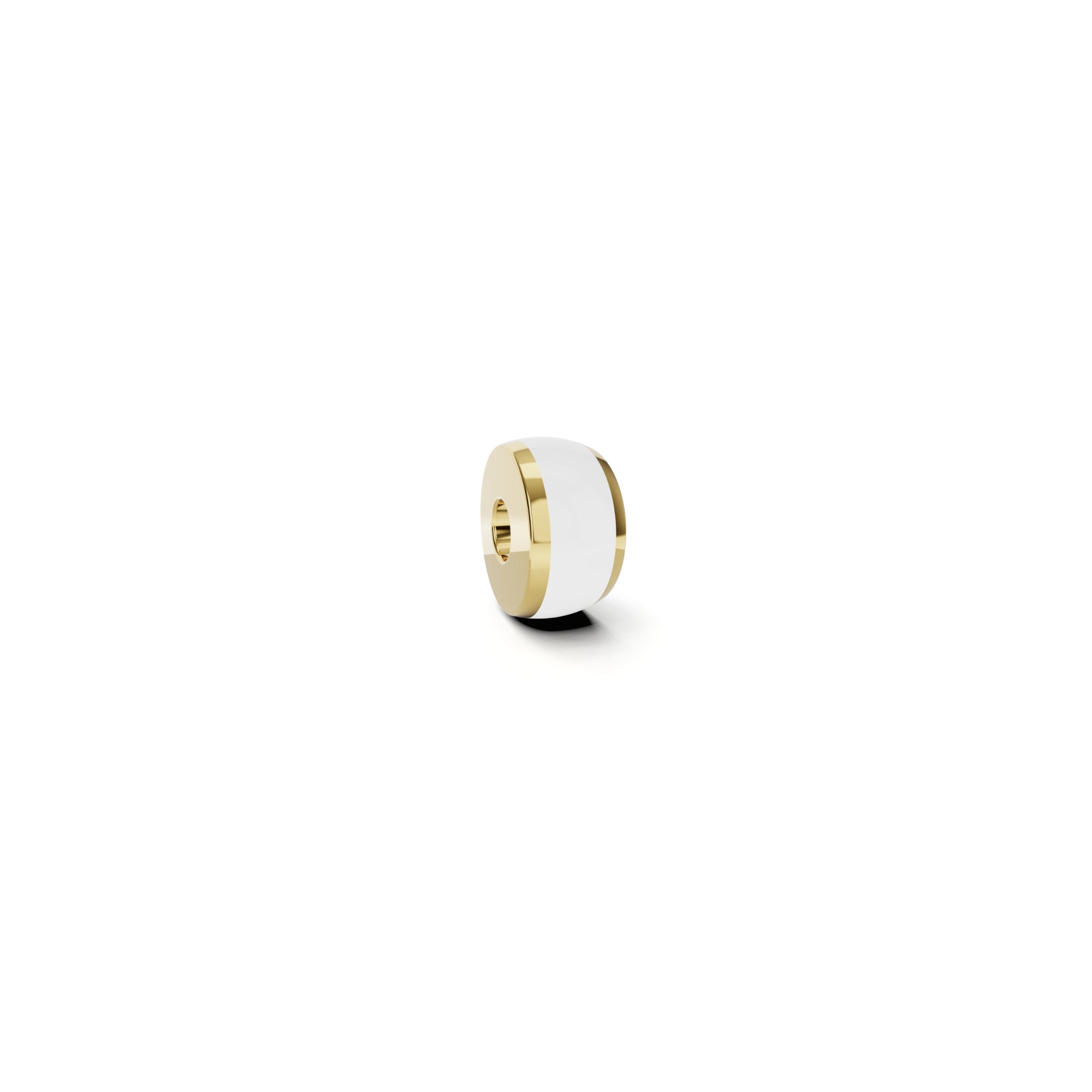 Niessing Colette C Setario Hold Anhänger (N402070-6mm-white-cy) mit Emaille