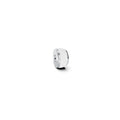 Niessing Colette C Setario Hold Anhänger (N402070-6mm-white-pt) aus Platin mit Emaille