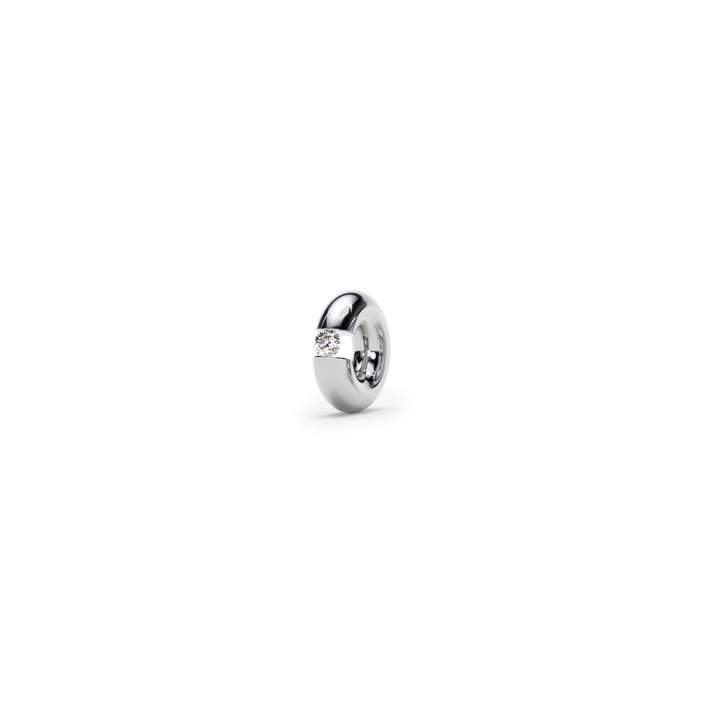 Niessing Colette C Spannring Anhänger (N372992-pt) aus Platin mit Diamant