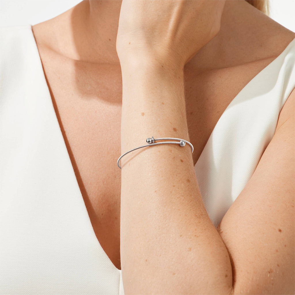 Niessing Colette C Spannring Anhänger (N372992-pt) aus Platin mit Diamant